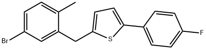 2-(2-甲基-5-溴苄基)-5-(4-氟苯)噻吩 1030825-20-7