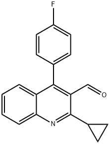 2-环丙基-4-(4-氟苯基)喹啉-3-甲醛 121660-37-5