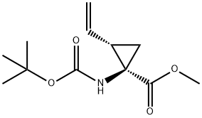 (1R,2S)-1 - [ [(1,1-二甲基乙氧基)羰基]氨基] - 2-乙烯基-环丙烷甲酸甲酯