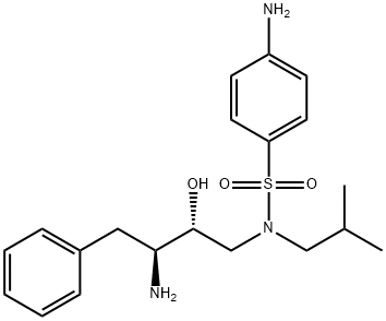 4-氨基-N-[(2R, 3S)-3-氨基-2-羟基-4-苯丁基]-N-异丁基苯磺酰胺 169280-56-2