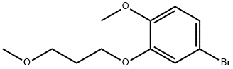 4-溴-1-甲氧基-2-(3-甲氧基丙氧基)苯 173336-76-0