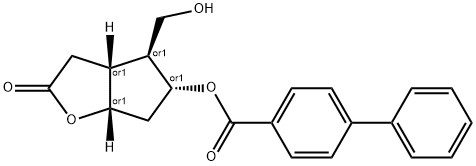 (3AR,4S,5R,6AS)-六氢-4-(羟甲基)-2-氧代-2H-环戊并[B]呋喃-5-基 1,1-联苯-4-甲酸酯 54382-73-9
