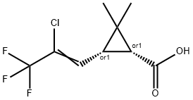 Z-(1R,S)-顺式-2,2-二甲基-3-(2-氯－3,3,3-三氟-1-丙烯基)环丙烷羧酸 72748-35-7