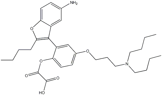 2-丁基-3-[4-(3-(二丁氨基)丙基)苯甲酰基)-5-氨基苯并呋喃草酸盐 851014-95-4