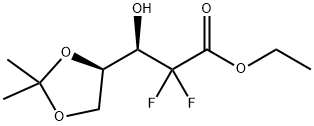 (3R,S)-2,2-二氟-3-羟基-(2,2-二甲基二氧环戊-4-基)丙酸乙酯 95058-92-7